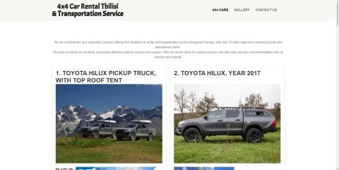 campercarrental.ge — მთავარი გვერდი